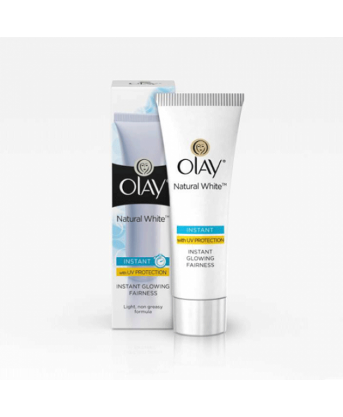 Olay Natural White Instant Glowing Fairness Cream, 20gm